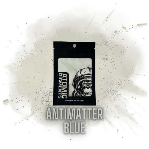 Antimatter Blue Glowing Mica Powder Pigment - Bidwell Wood & Iron