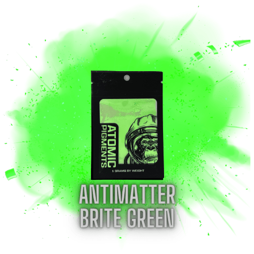 Antimatter Bright Green Glowing Mica Powder Pigment - Bidwell Wood & Iron