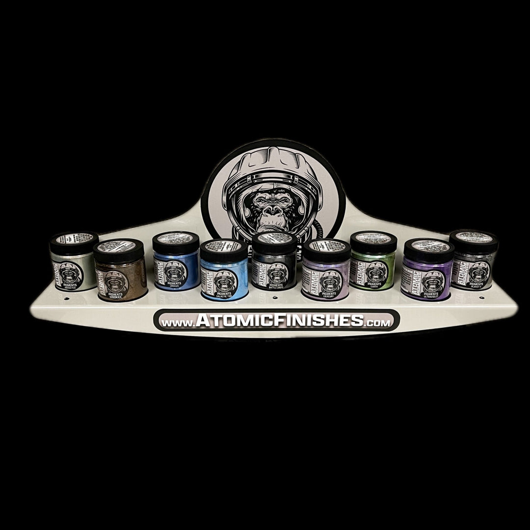 Atomic Finishes Flying Saucer Wall Mount Pigment Holder - Bidwell Wood & Iron
