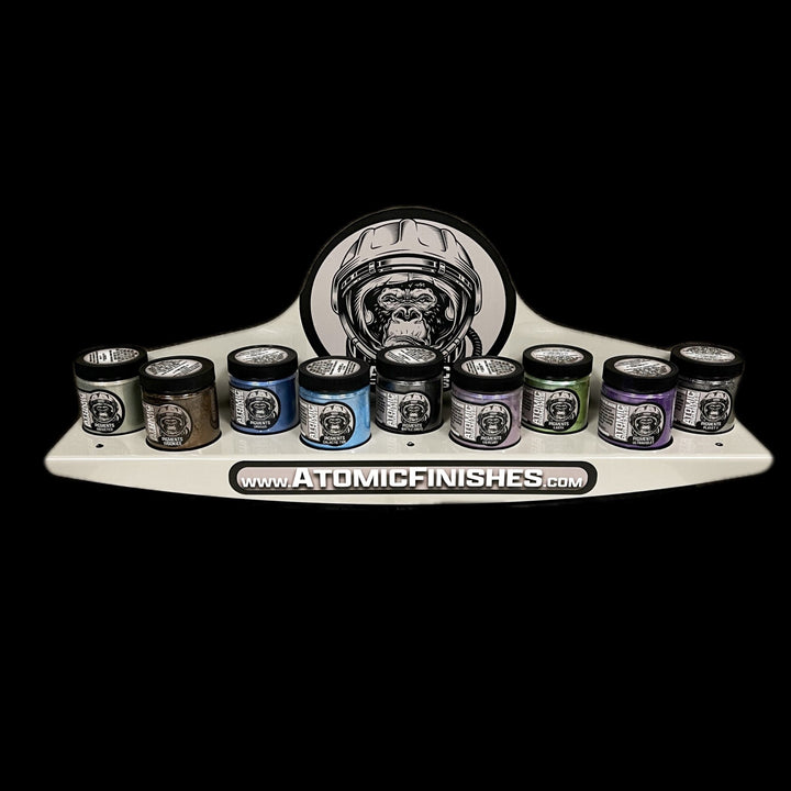 Atomic Finishes Flying Saucer Wall Mount Pigment Holder - Bidwell Wood & Iron