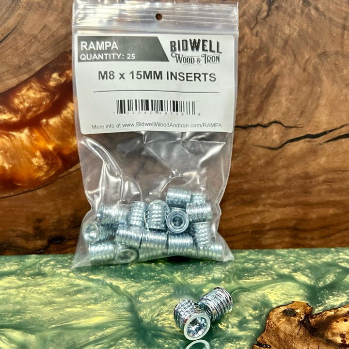 M8 RAMPA Inserts - Bidwell Wood & Iron