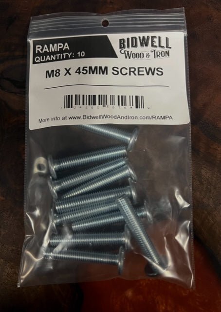 M8 RAMPA Screws - Bidwell Wood & Iron