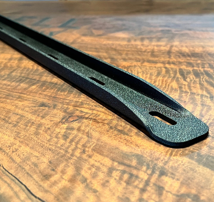 Micro C Channel - 1/2" Leg Metal Support Bracing, For Thin Live Edge Or Glue-Up Wood Tables - Bidwell Wood & Iron