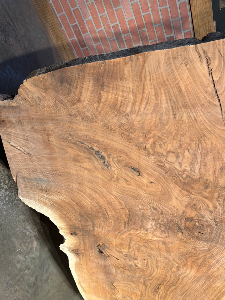 Claro Black Walnut Live Edge Slab 2.125"T x 36"W to 58"W x 86"L # NT38275A