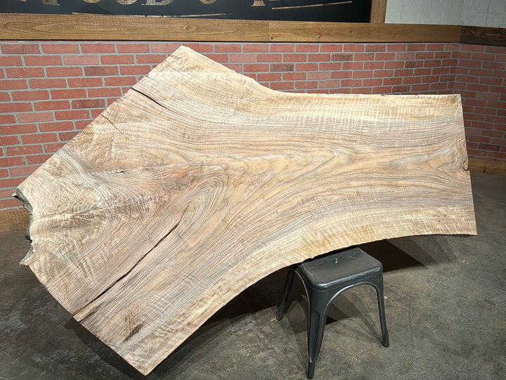 Bastogne / Paradox Black Walnut Live Edge Slab 2.125"T x 29"W to 40"W x 80"L #CY71768F