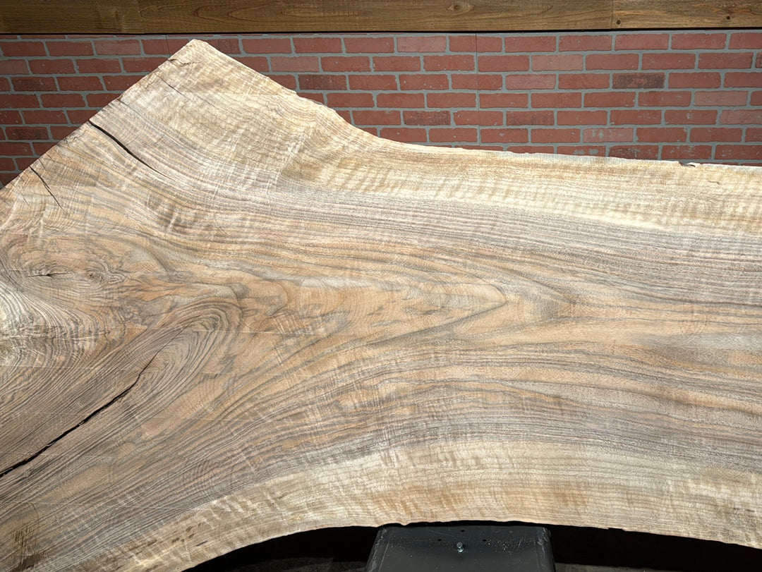 Bastogne / Paradox Black Walnut Live Edge Slab 2.125"T x 29"W to 40"W x 80"L #CY71768F