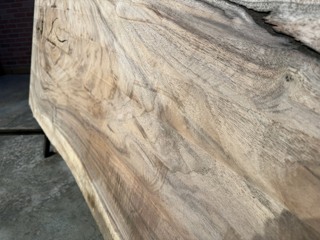 Claro Black Walnut Live Edge Slab 1 3/4"T x 26"W to 48"W x 68"L # NR48372A