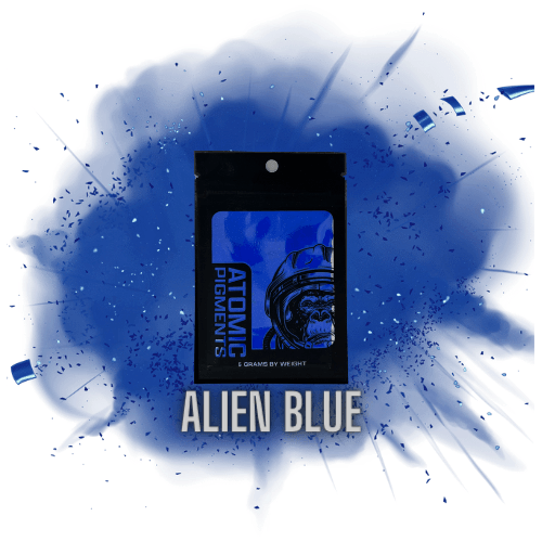 Alien Blue Mica Powder Pigment - Bidwell Wood & Iron
