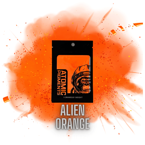 Alien Orange Mica Powder Pigment - Bidwell Wood & Iron