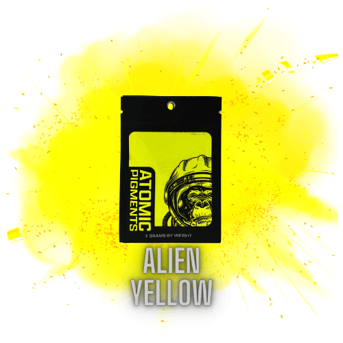 Alien Yellow Mica Powder Pigment - Bidwell Wood & Iron