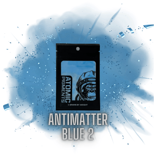 Antimatter Blue 2 Glowing Mica Powder Pigment - Bidwell Wood & Iron