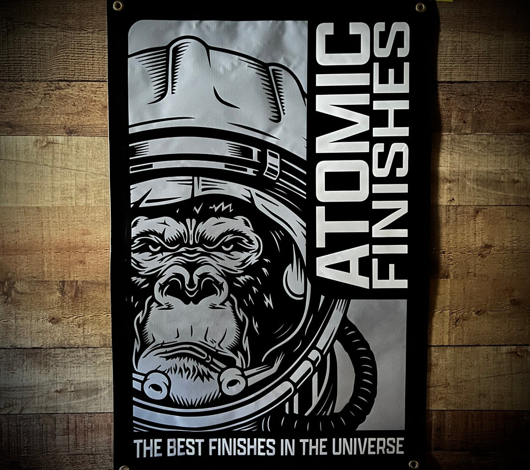 Atomic Finishes Banner - Bidwell Wood & Iron