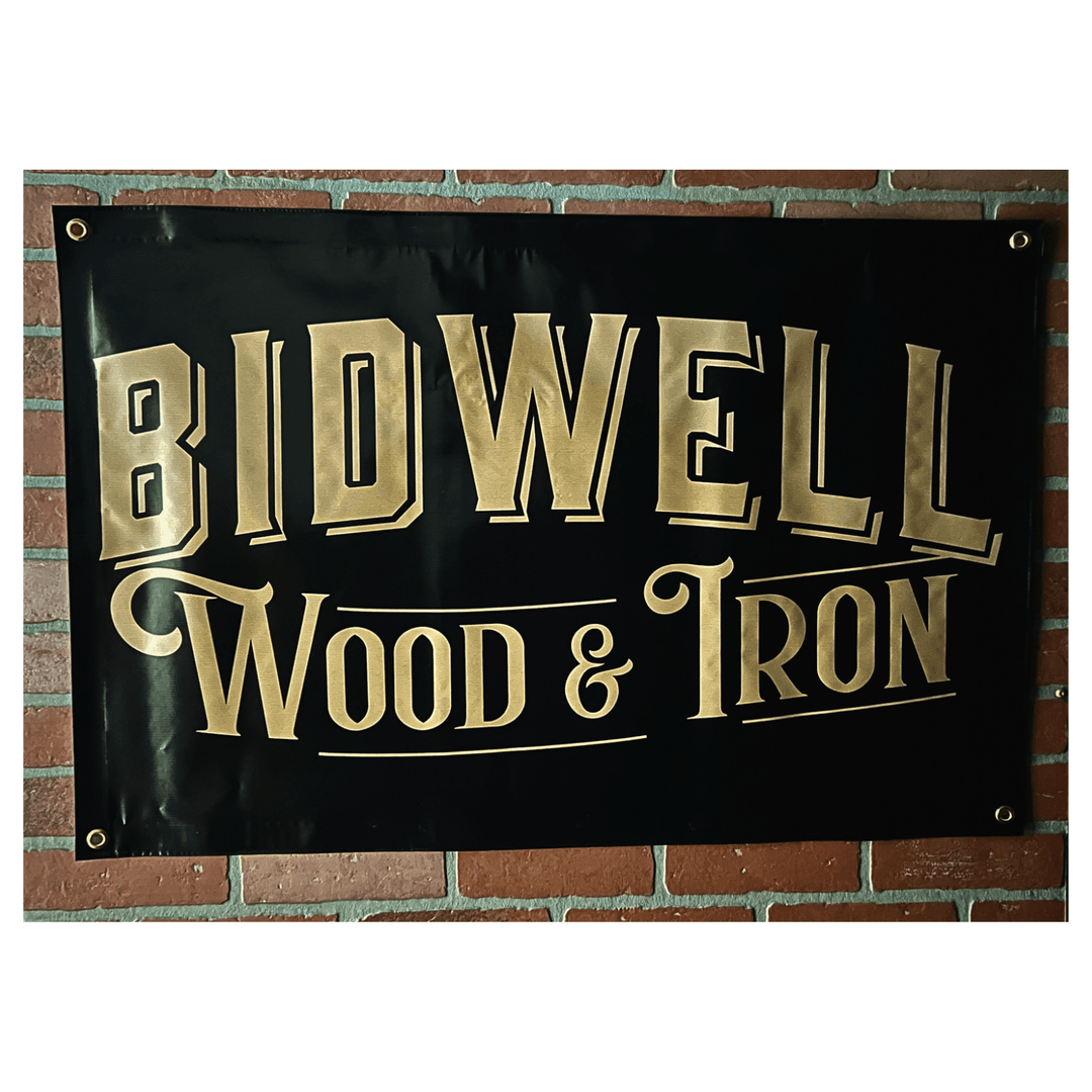 Bidwell Wood and Iron Banner - Bidwell Wood & Iron
