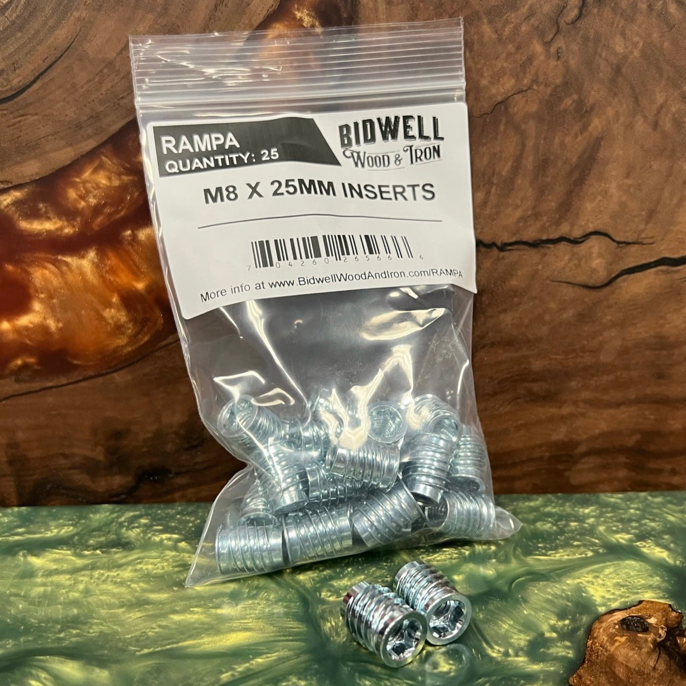 M8 RAMPA Inserts - Bidwell Wood & Iron