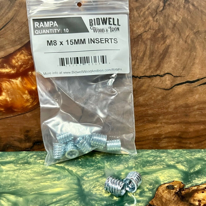 M8 RAMPA Inserts - Bidwell Wood & Iron