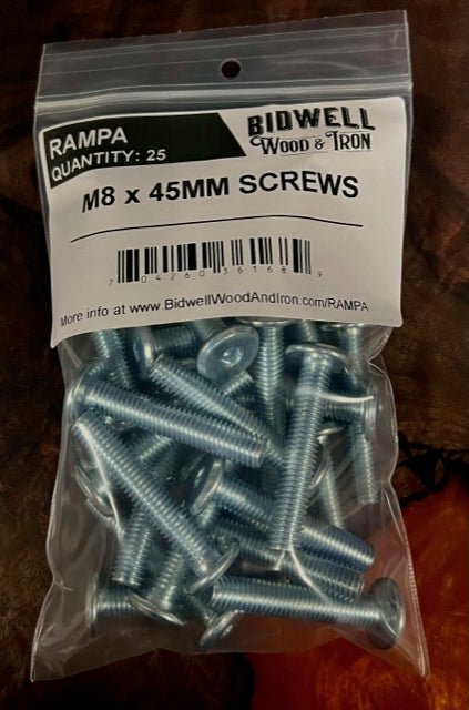 M8 RAMPA Screws - Bidwell Wood & Iron