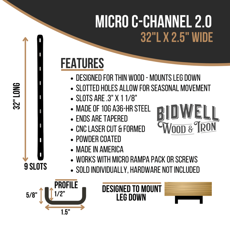Micro C Channel - 1/2