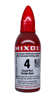 Mixol 4 Oxide Red 20ml - Bidwell Wood & Iron