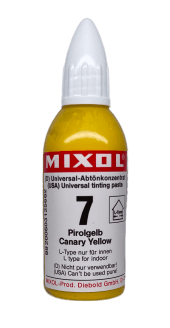 Mixol 7 Canary Yellow 20ml - Bidwell Wood & Iron