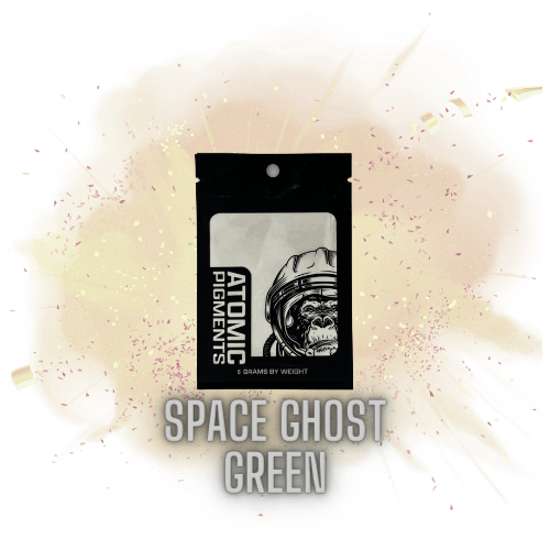 Space Ghost Green Mica Powder Pigment - Bidwell Wood & Iron