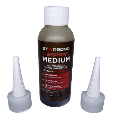 Starbond Brown Medium CA Glue 2oz - Bidwell Wood & Iron