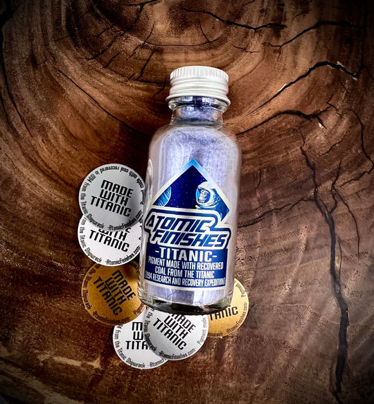 THE TITANIC - Mica Powdered Pigment containing coal recovered from the Titanic